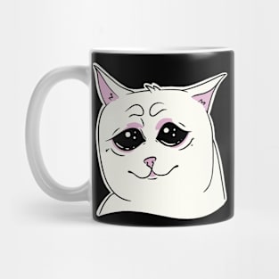 Sad Cat Internet Meme Mug